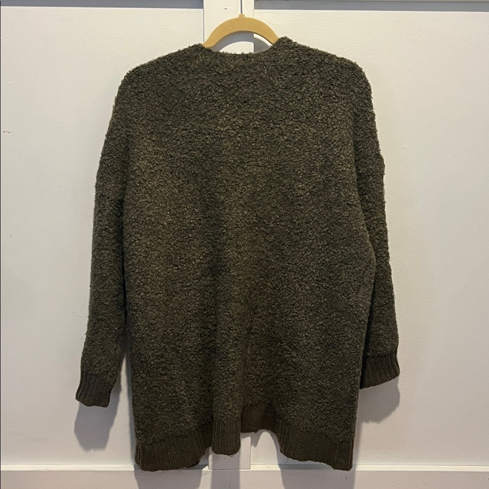 Aerie Olive Cardigan Open Sweater - Picture 3 of 3